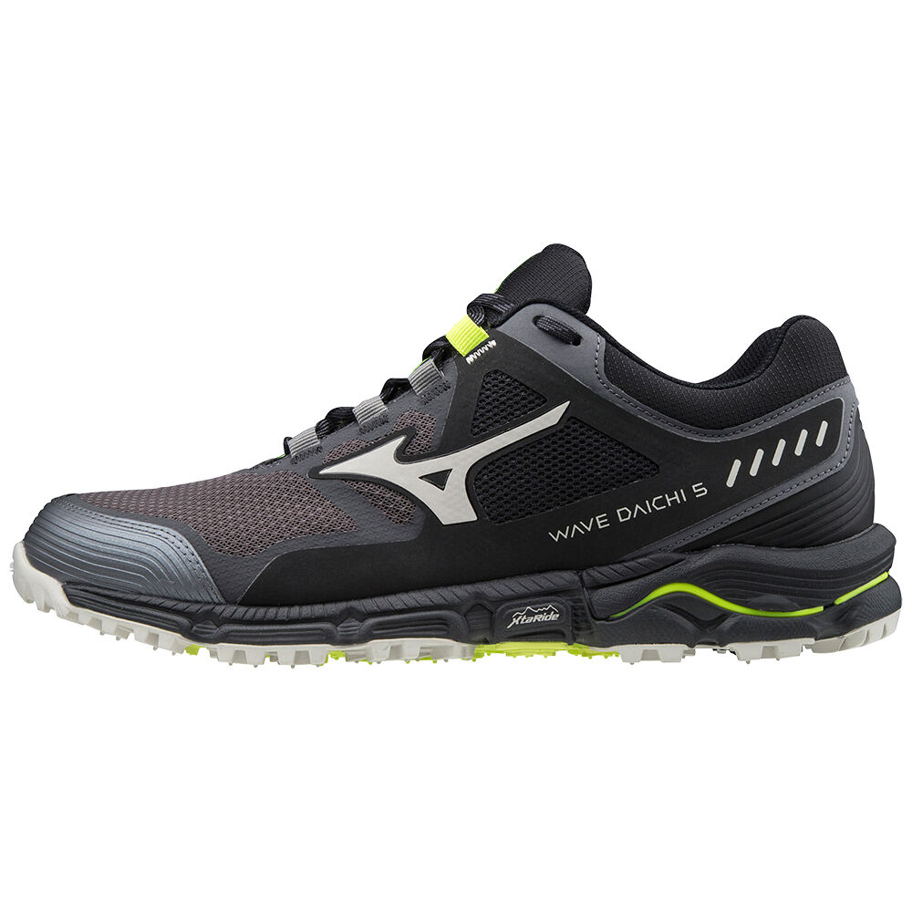 Mizuno Wave Daichi 5 - Erkek Trail Koşu Ayakkabısı - Siyah Türkiye (YDXNUA-837)